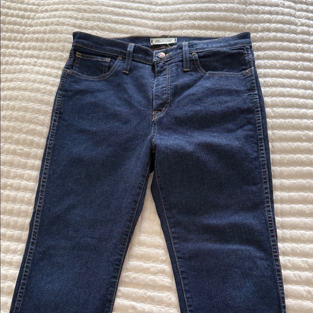 Madewell High Rise Dark Blue Jeans
